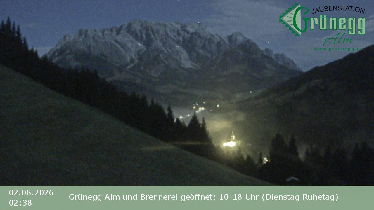 Archiv Foto Webcam Dienten: Ausblick Grünegg Alm