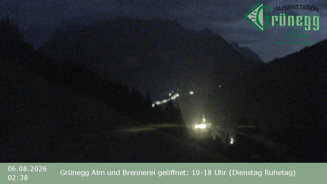Archiv Foto Webcam Dienten: Ausblick Grünegg Alm