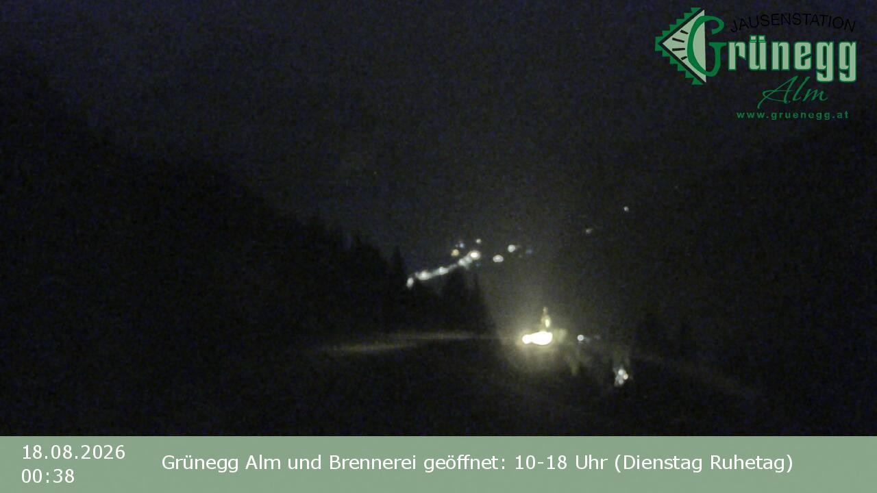 Archiv Foto Webcam Dienten: Ausblick Grünegg Alm