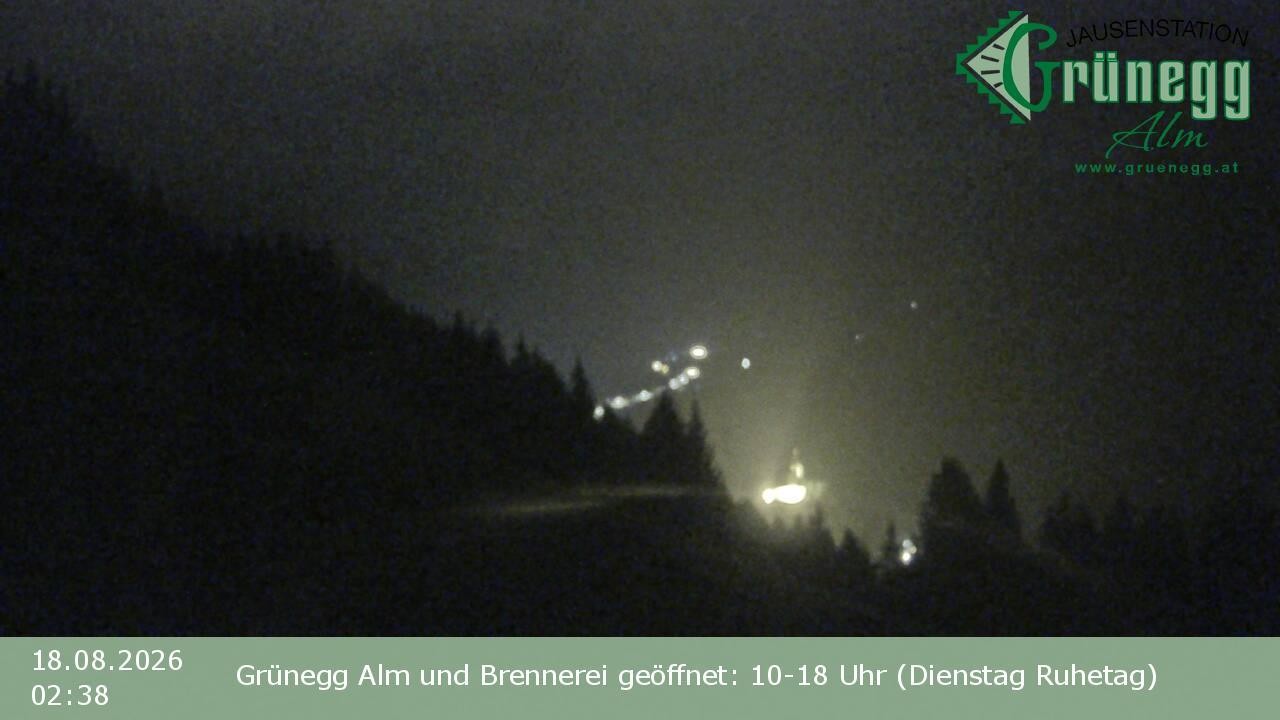 Archiv Foto Webcam Dienten: Ausblick Grünegg Alm