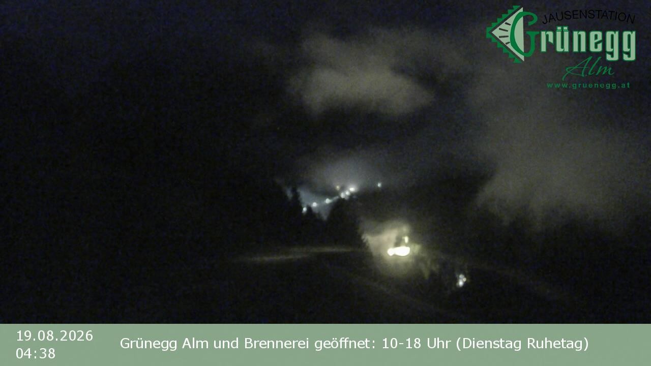 Archiv Foto Webcam Dienten: Ausblick Grünegg Alm