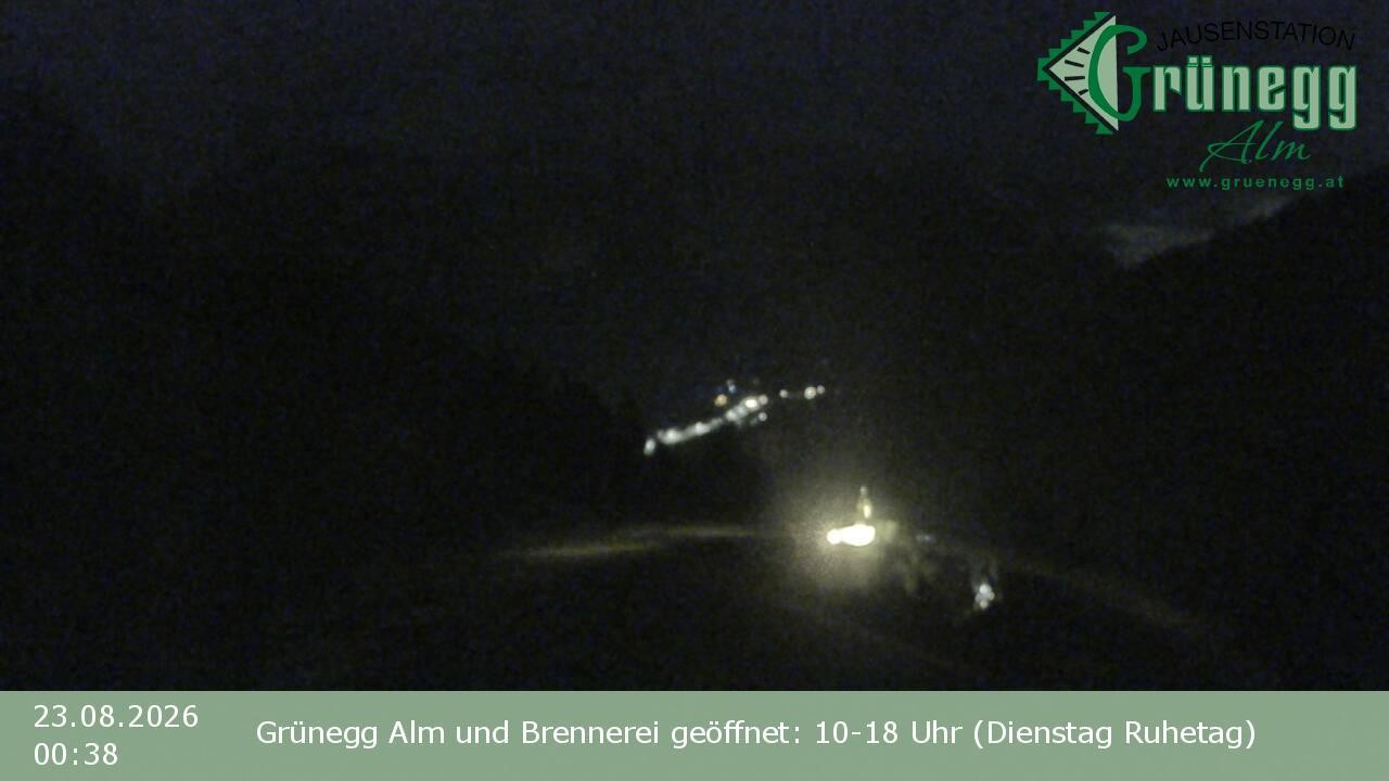 Archiv Foto Webcam Dienten: Ausblick Grünegg Alm