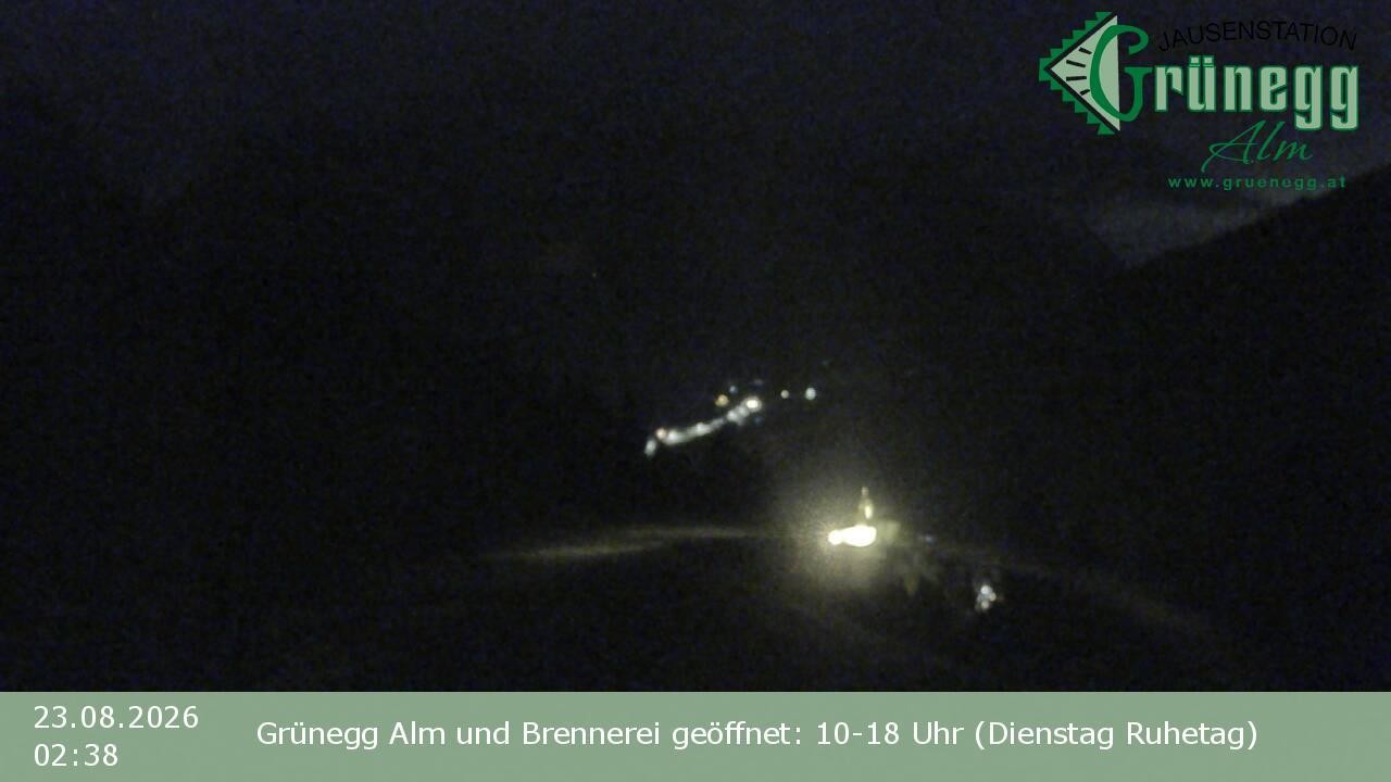 Archiv Foto Webcam Dienten: Ausblick Grünegg Alm