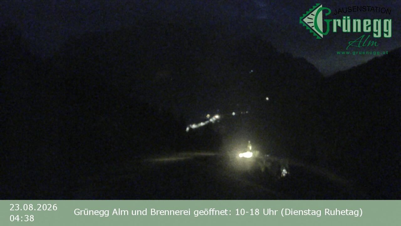 Archiv Foto Webcam Dienten: Ausblick Grünegg Alm
