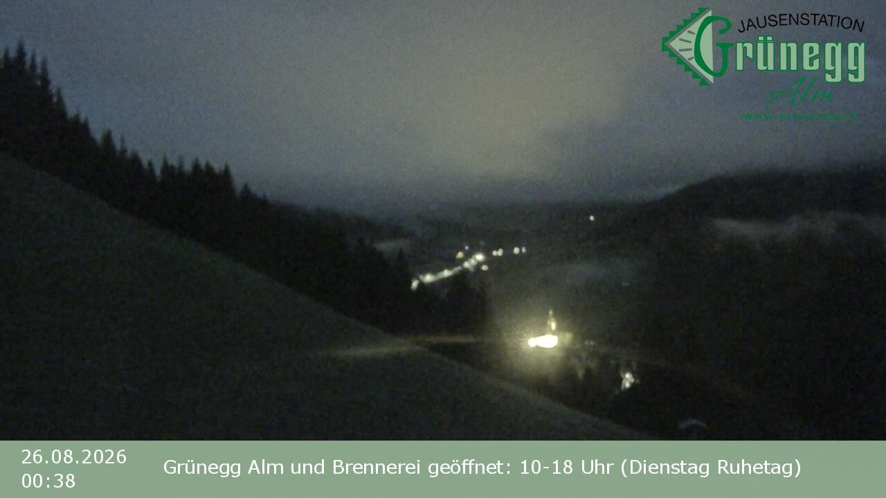 Archiv Foto Webcam Dienten: Ausblick Grünegg Alm