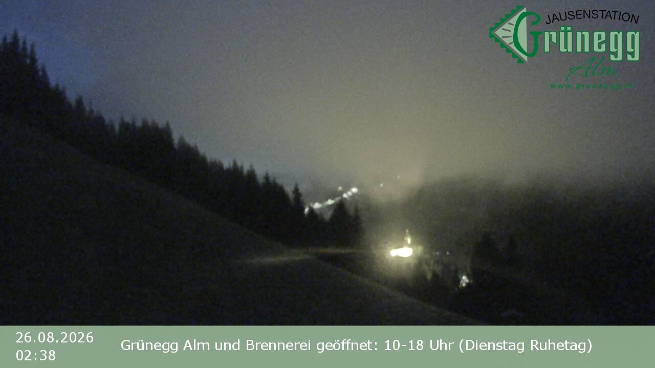 Archiv Foto Webcam Dienten: Ausblick Grünegg Alm