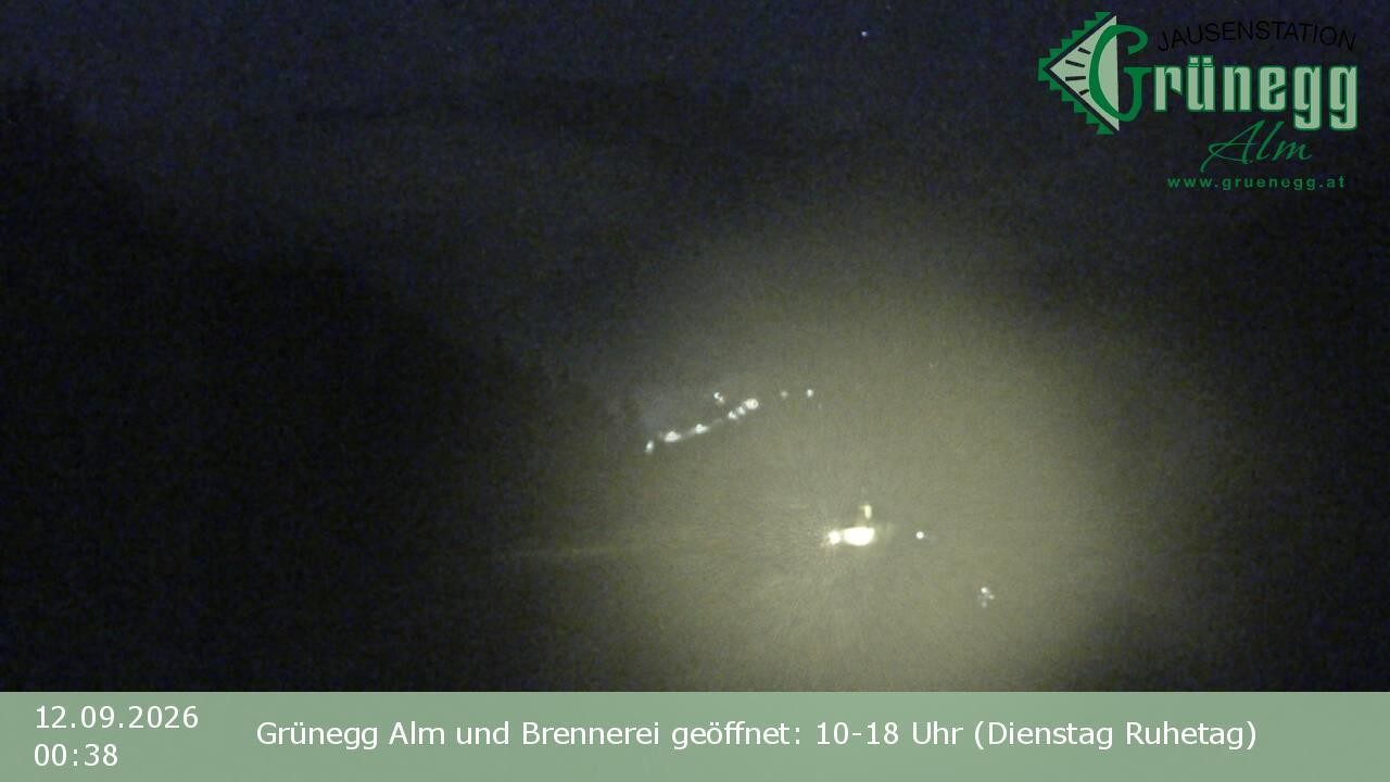 Archiv Foto Webcam Dienten: Ausblick Grünegg Alm