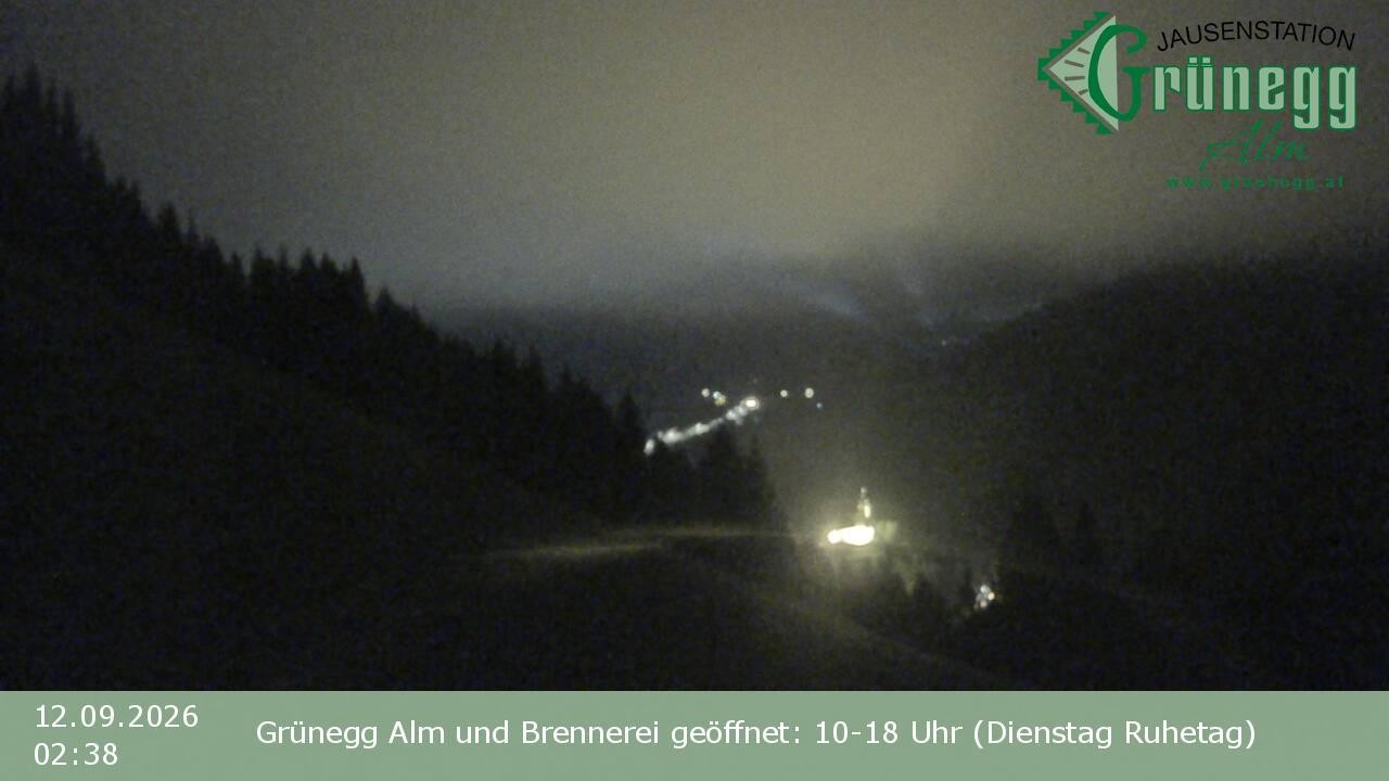 Archiv Foto Webcam Dienten: Ausblick Grünegg Alm