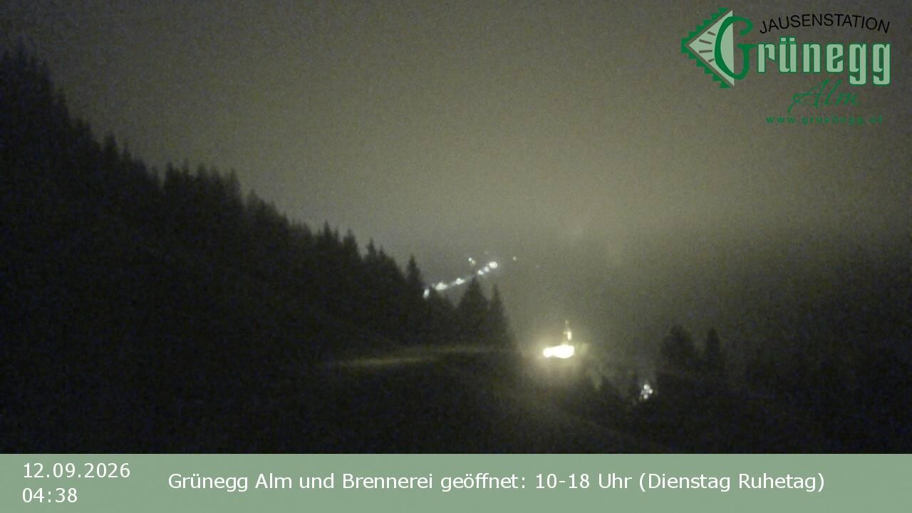 Archiv Foto Webcam Dienten: Ausblick Grünegg Alm