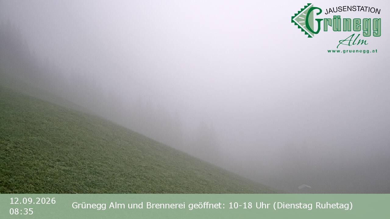 Archiv Foto Webcam Dienten: Ausblick Grünegg Alm
