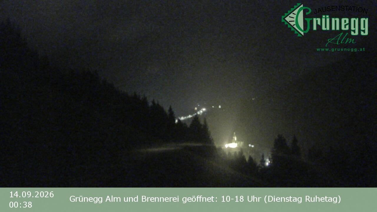 Archiv Foto Webcam Dienten: Ausblick Grünegg Alm
