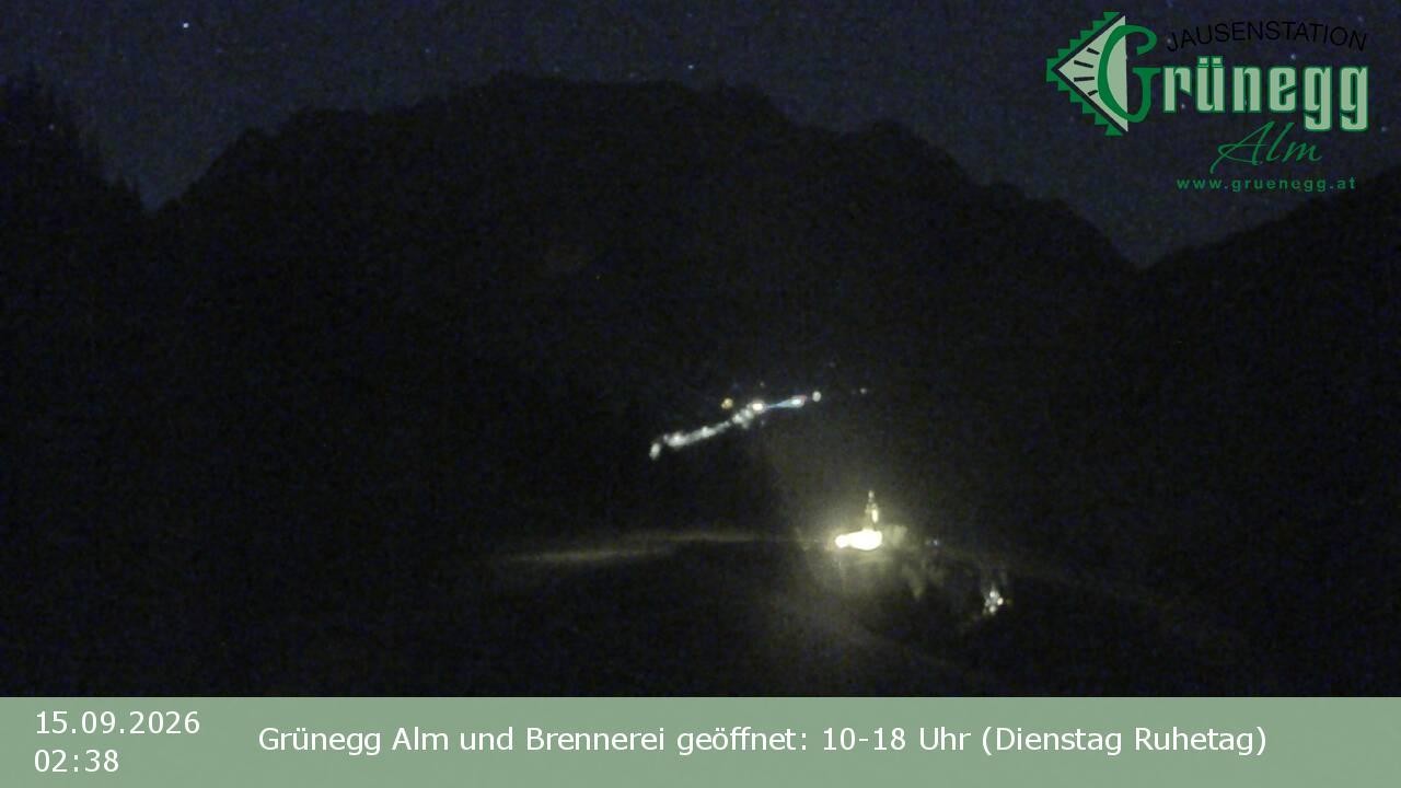 Archiv Foto Webcam Dienten: Ausblick Grünegg Alm