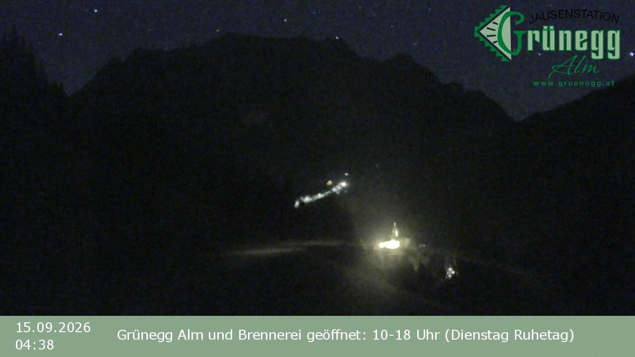 Archiv Foto Webcam Dienten: Ausblick Grünegg Alm