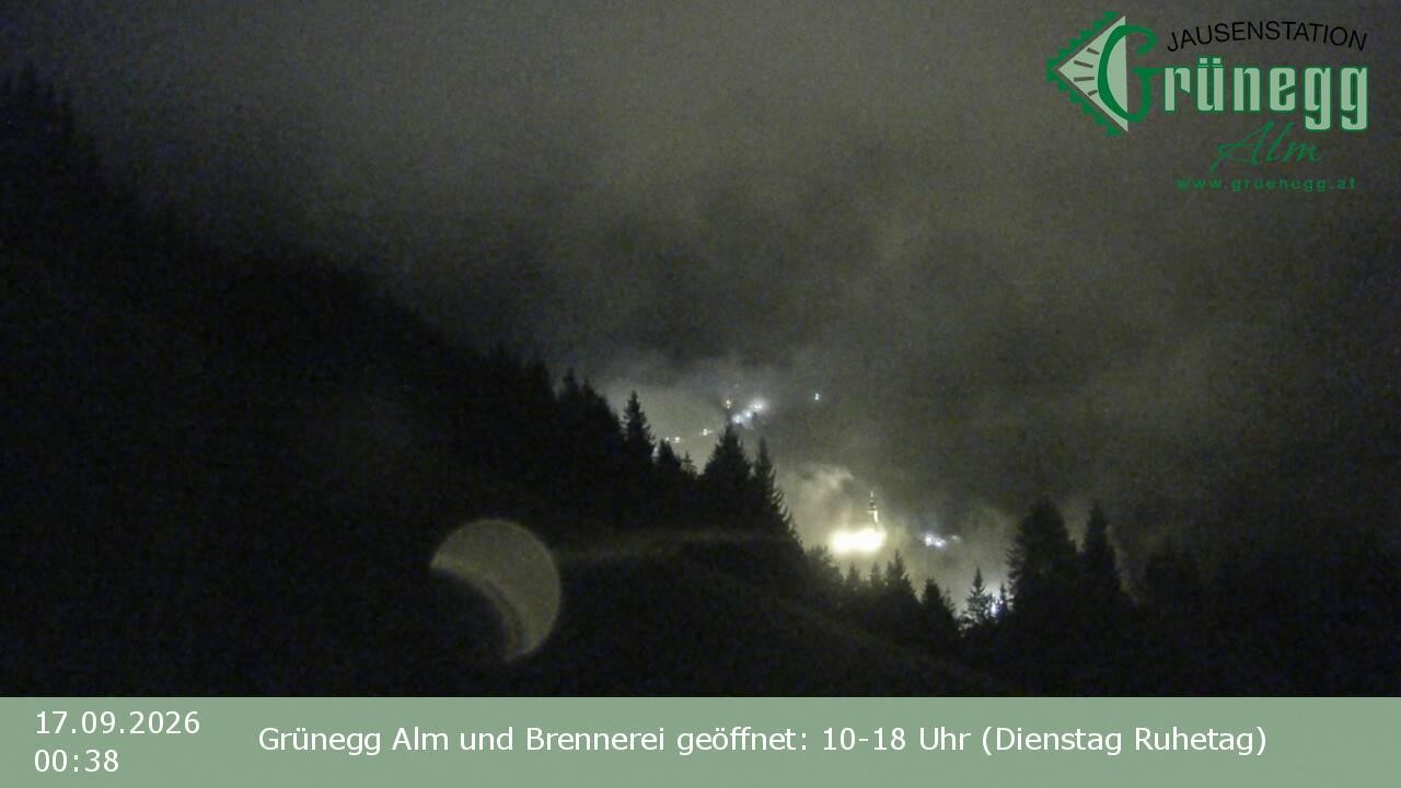 Archiv Foto Webcam Dienten: Ausblick Grünegg Alm