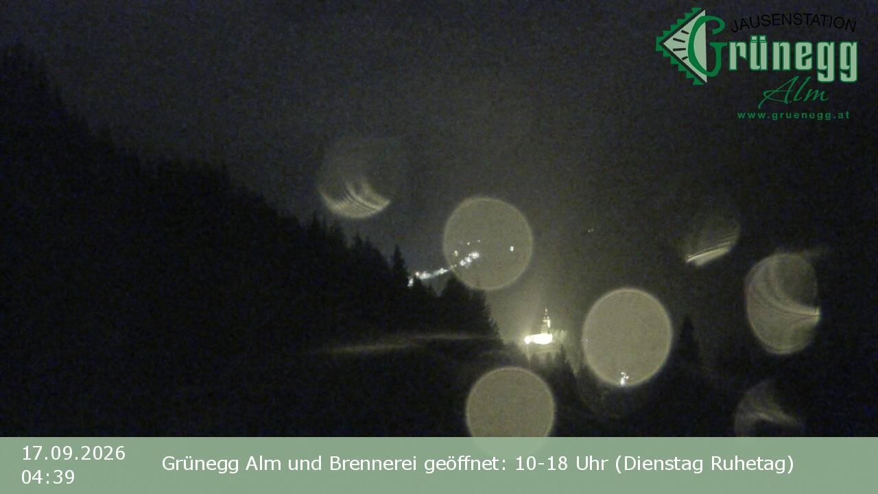 Archiv Foto Webcam Dienten: Ausblick Grünegg Alm