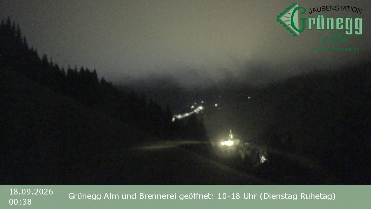 Archiv Foto Webcam Dienten: Ausblick Grünegg Alm