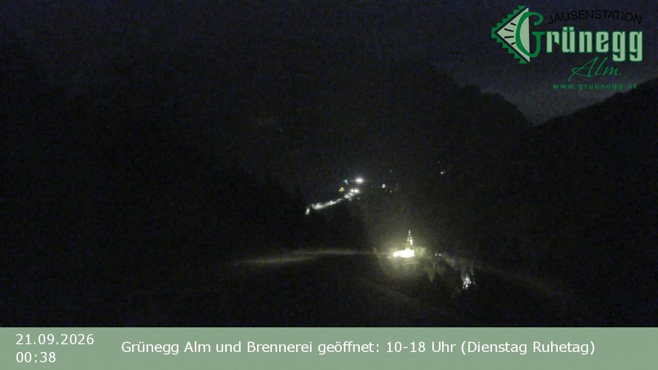 Archiv Foto Webcam Dienten: Ausblick Grünegg Alm