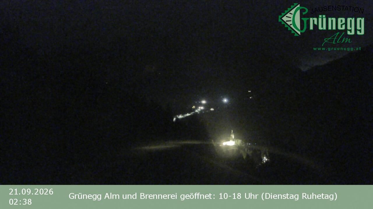 Archiv Foto Webcam Dienten: Ausblick Grünegg Alm