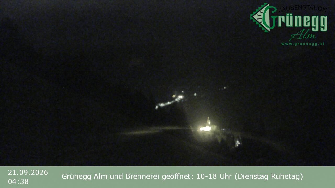 Archiv Foto Webcam Dienten: Ausblick Grünegg Alm
