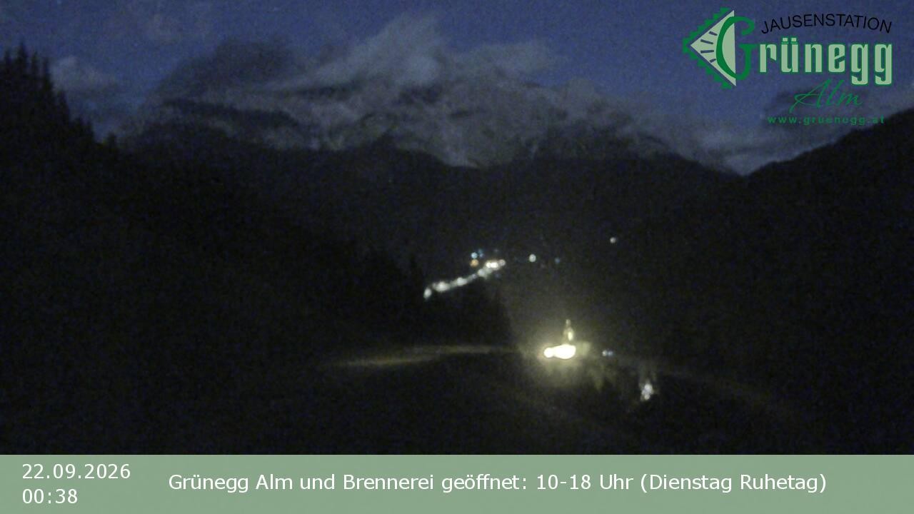Archiv Foto Webcam Dienten: Ausblick Grünegg Alm