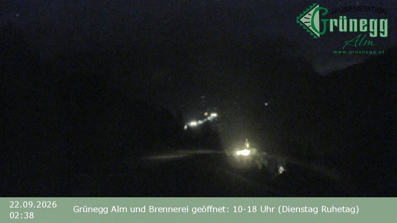 Archiv Foto Webcam Dienten: Ausblick Grünegg Alm
