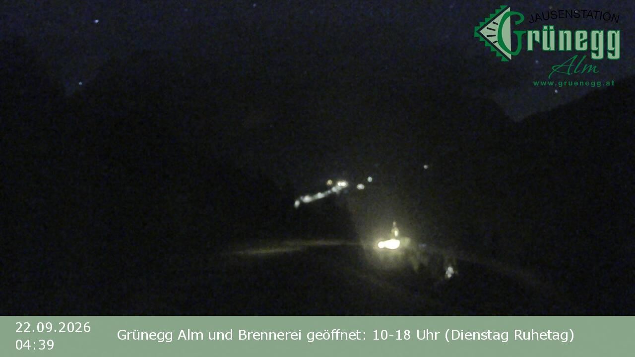 Archiv Foto Webcam Dienten: Ausblick Grünegg Alm
