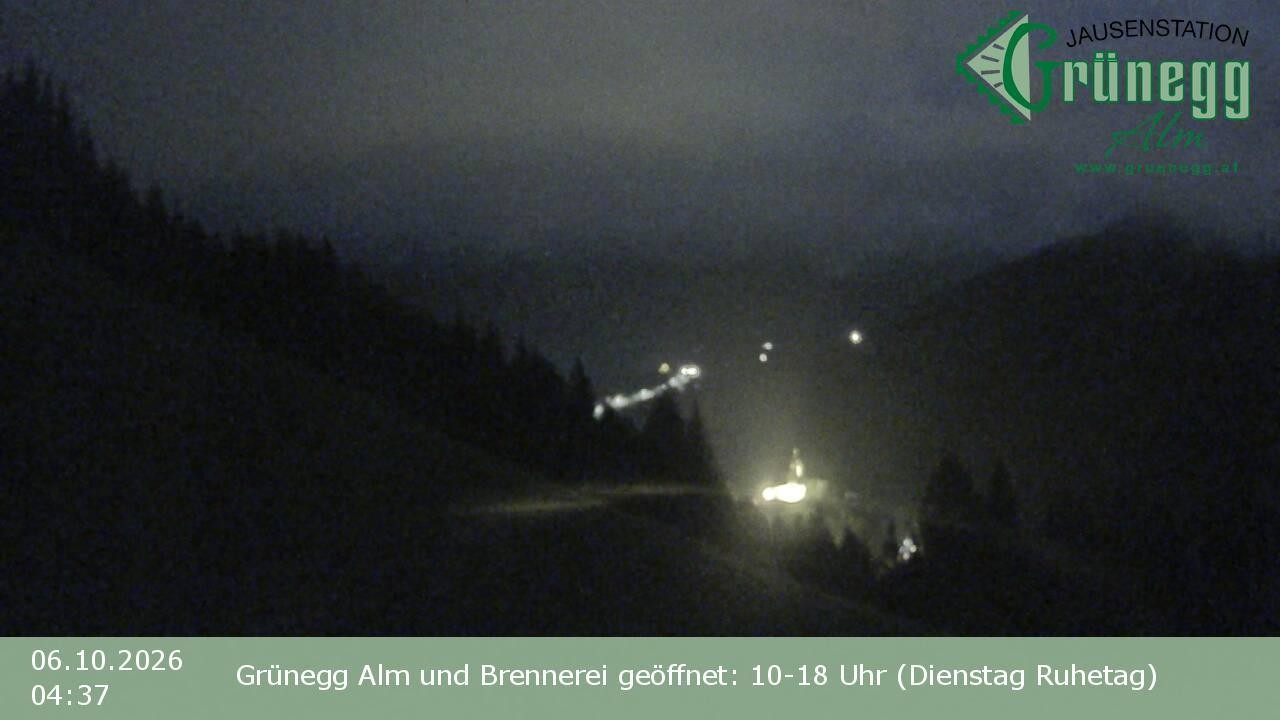 Archiv Foto Webcam Dienten: Ausblick Grünegg Alm