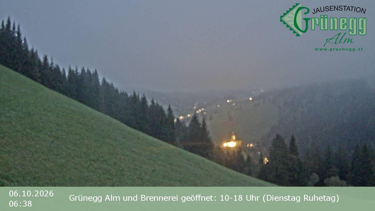 Archiv Foto Webcam Dienten: Ausblick Grünegg Alm