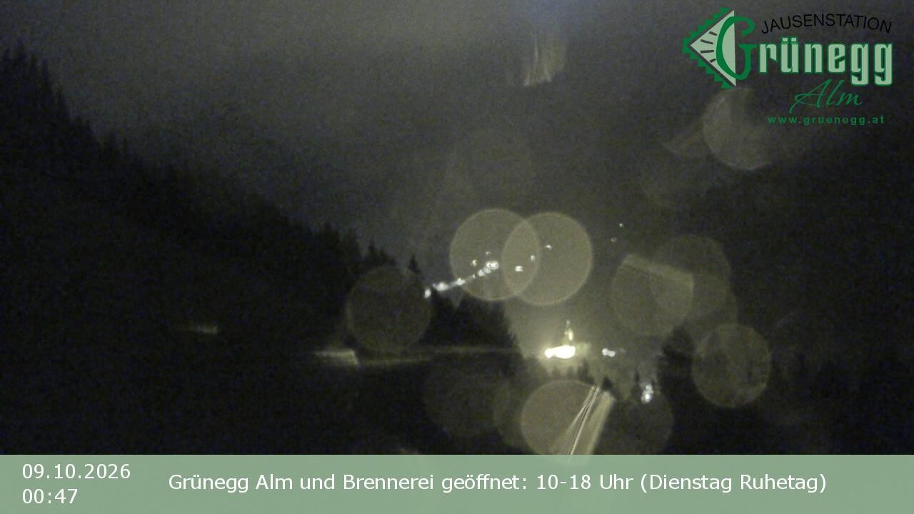 Archiv Foto Webcam Dienten: Ausblick Grünegg Alm