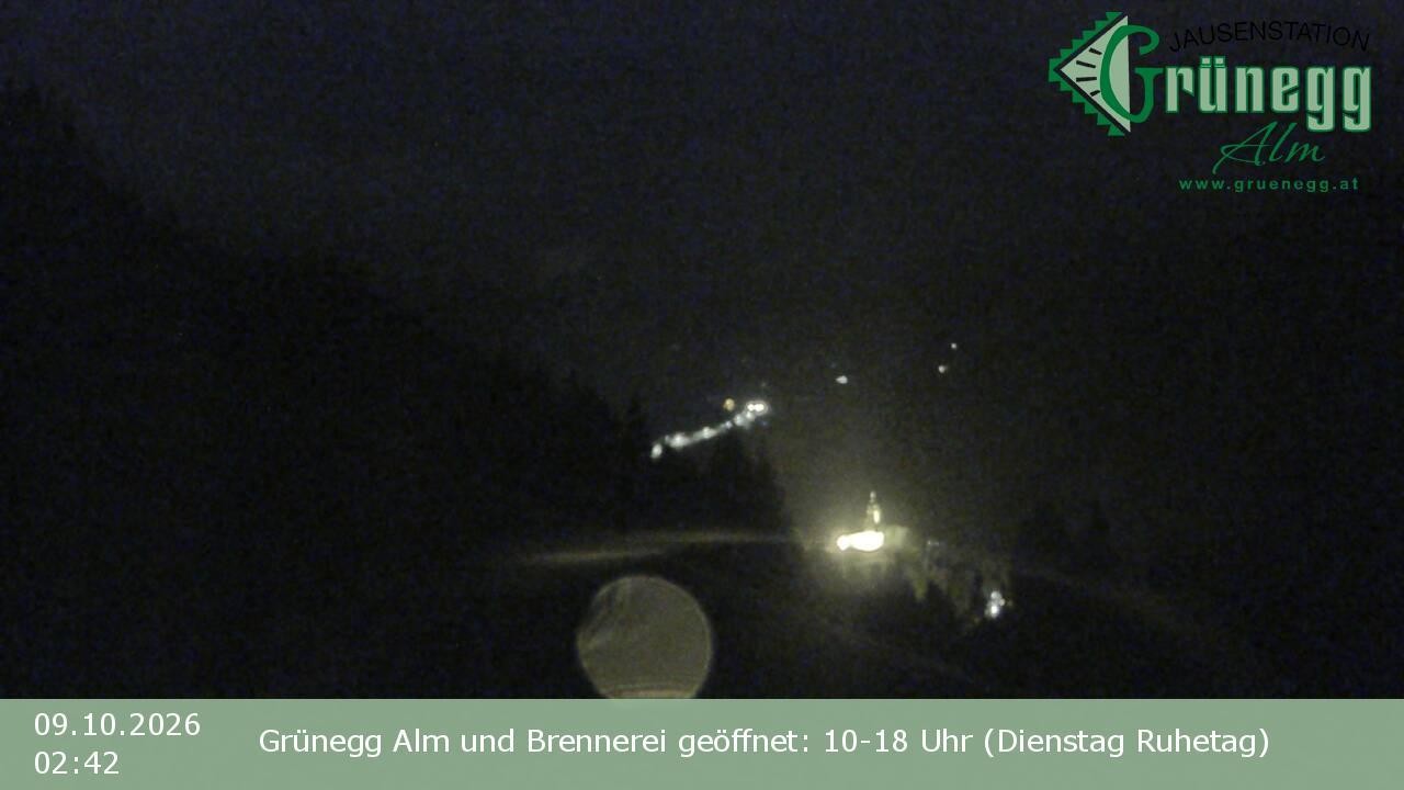 Archiv Foto Webcam Dienten: Ausblick Grünegg Alm