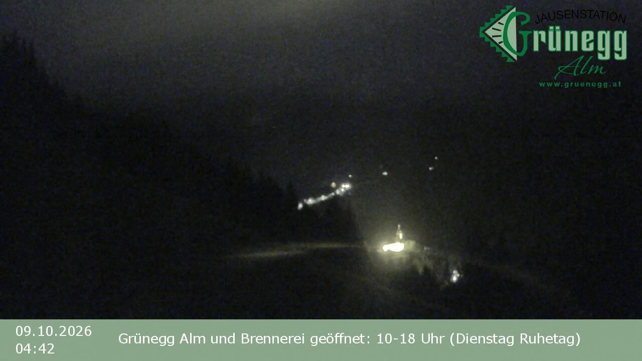 Archiv Foto Webcam Dienten: Ausblick Grünegg Alm