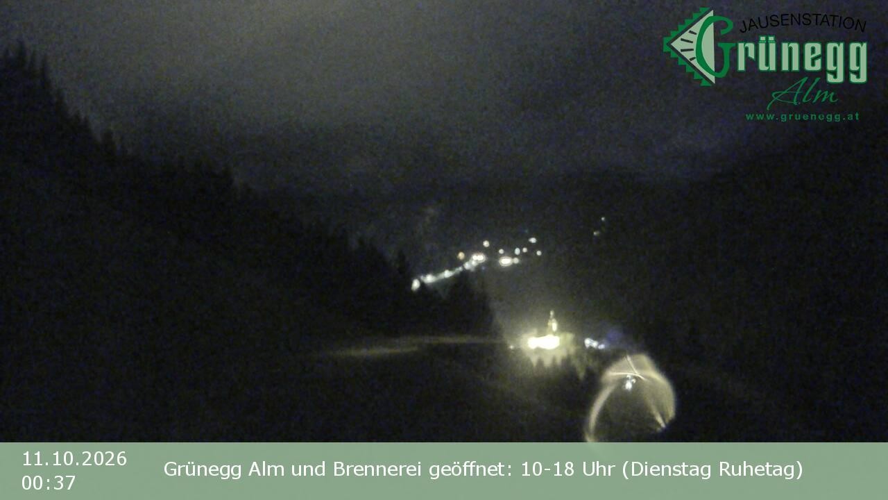 Archiv Foto Webcam Dienten: Ausblick Grünegg Alm