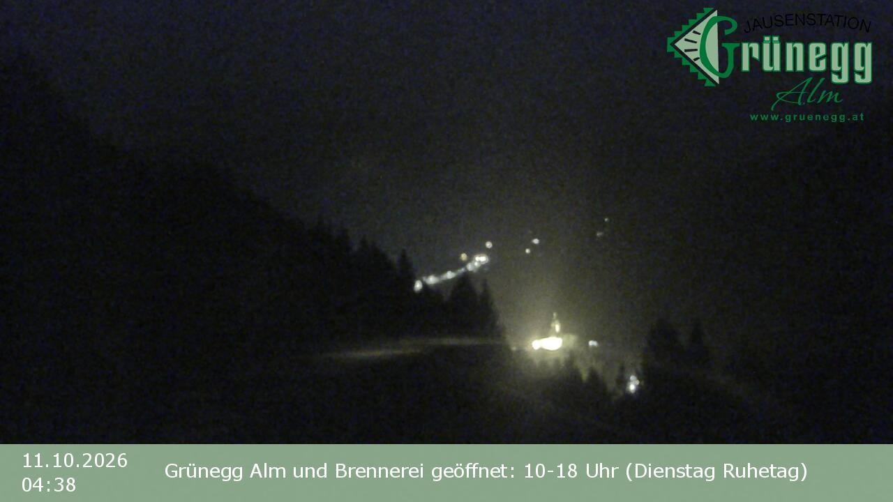 Archiv Foto Webcam Dienten: Ausblick Grünegg Alm