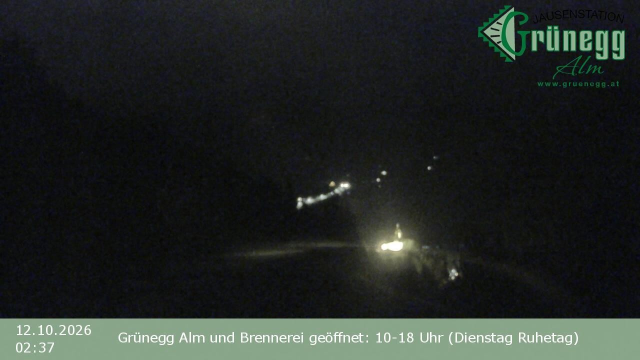 Archiv Foto Webcam Dienten: Ausblick Grünegg Alm