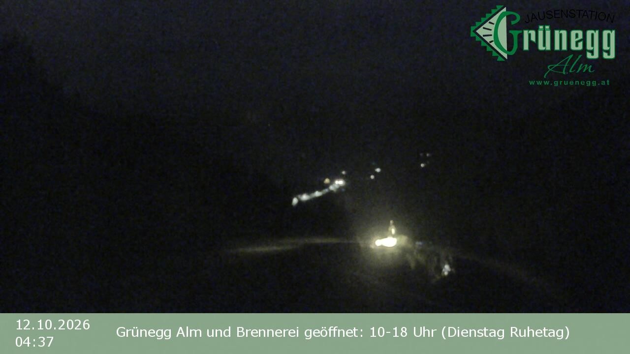 Archiv Foto Webcam Dienten: Ausblick Grünegg Alm