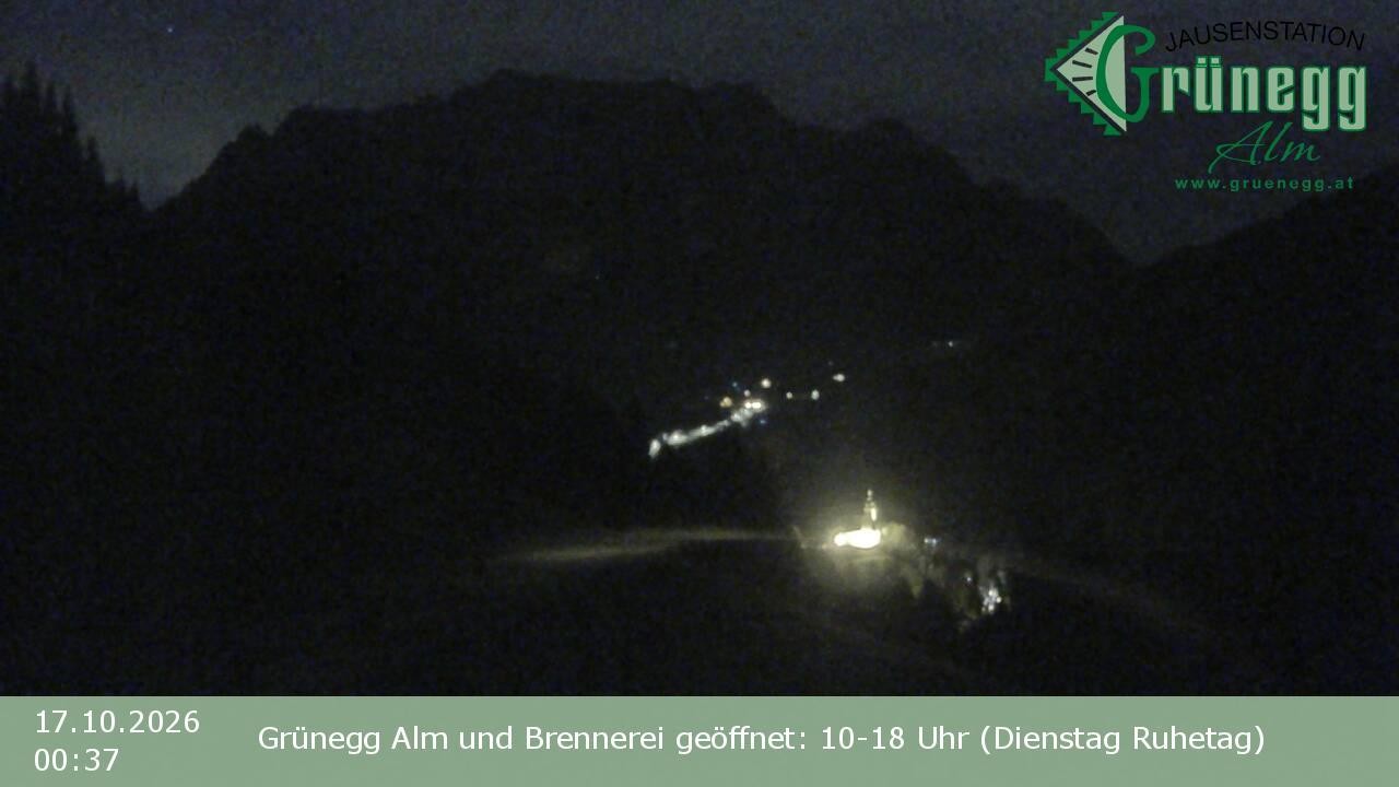 Archiv Foto Webcam Dienten: Ausblick Grünegg Alm