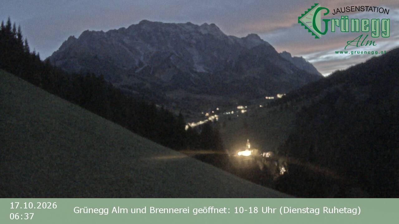 Archiv Foto Webcam Dienten: Ausblick Grünegg Alm