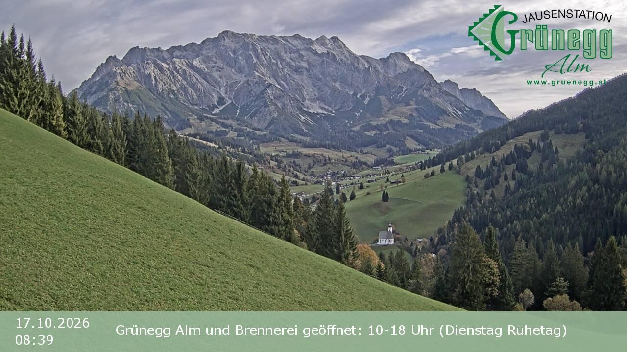 Archiv Foto Webcam Dienten: Ausblick Grünegg Alm