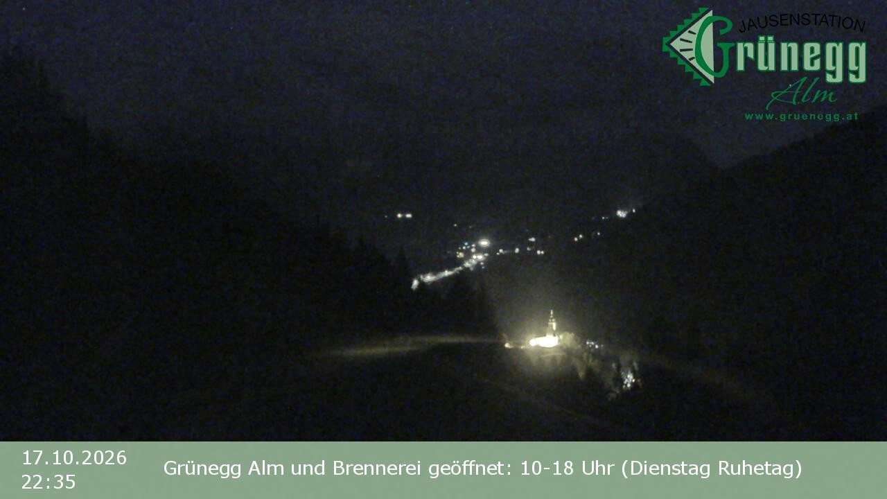 Archiv Foto Webcam Dienten: Ausblick Grünegg Alm