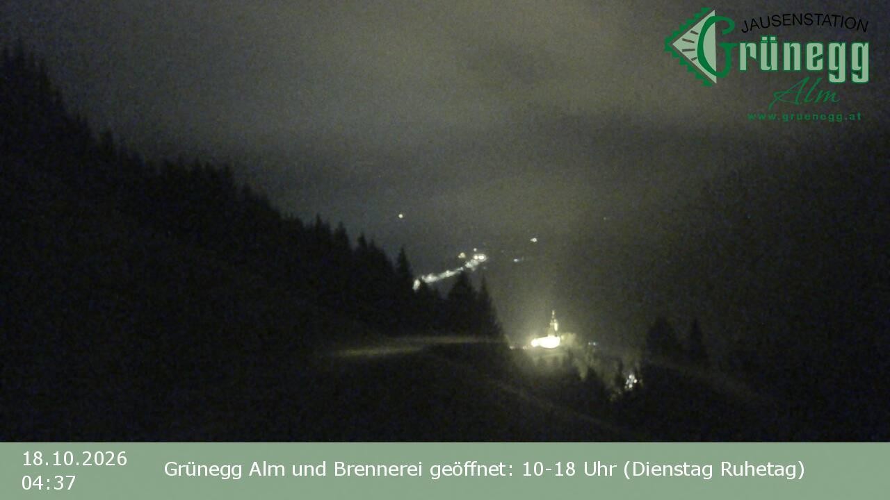Archiv Foto Webcam Dienten: Ausblick Grünegg Alm