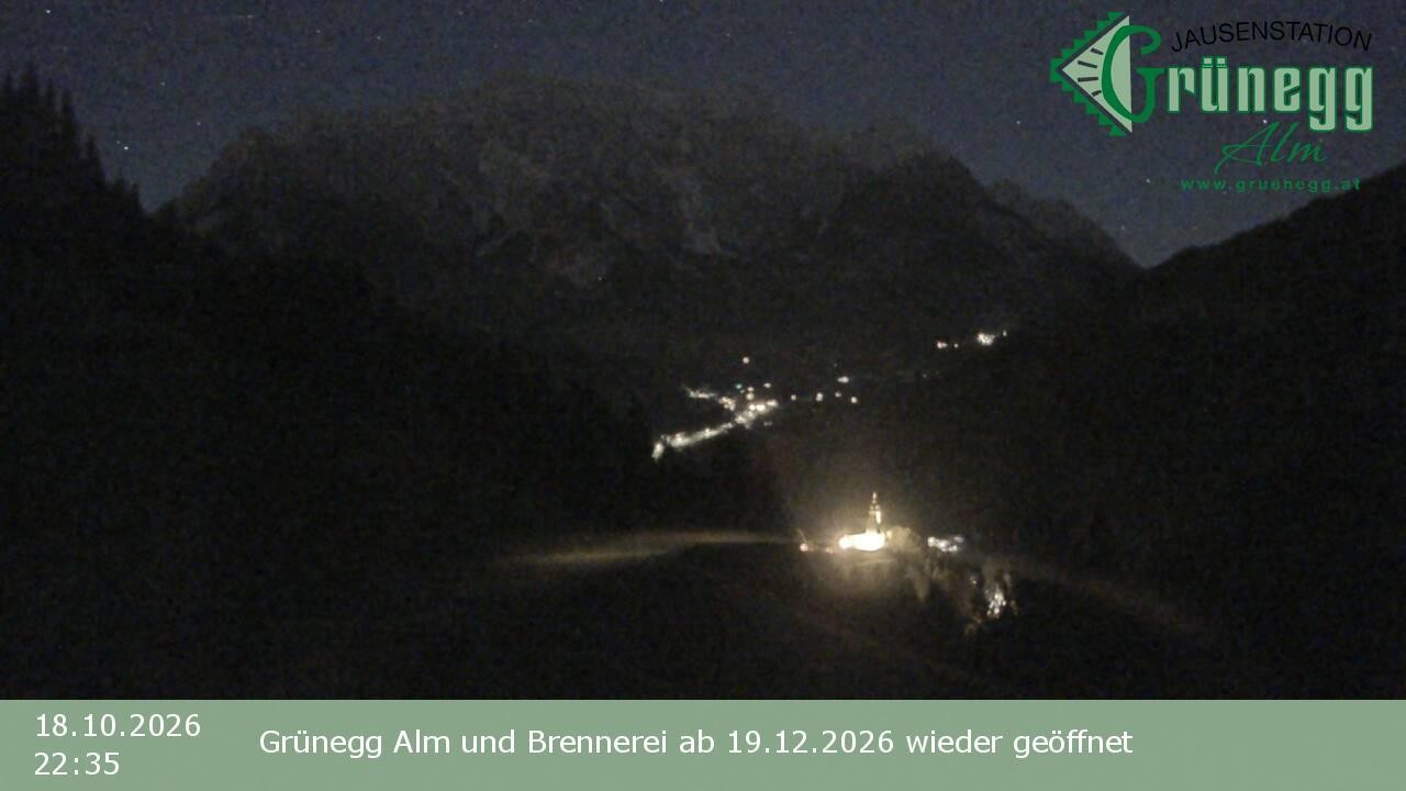 Archiv Foto Webcam Dienten: Ausblick Grünegg Alm