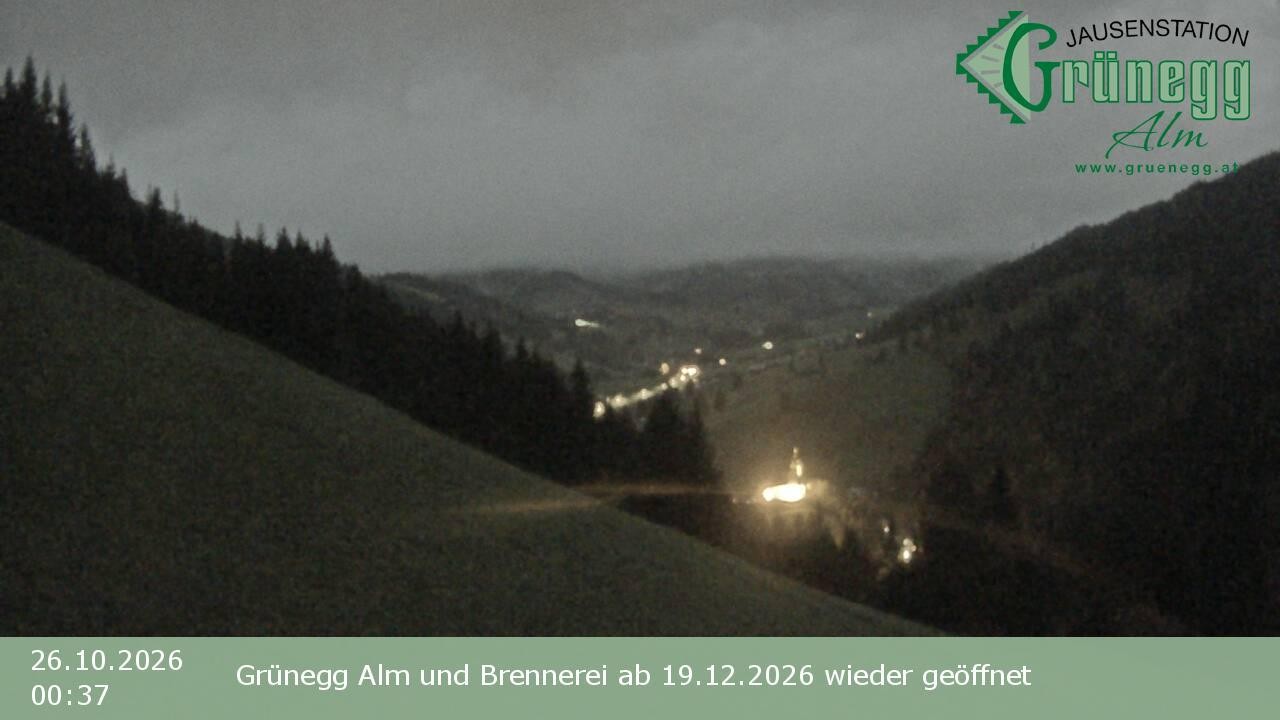 Archiv Foto Webcam Dienten: Ausblick Grünegg Alm