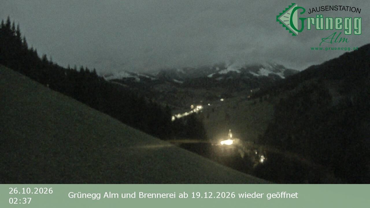 Archiv Foto Webcam Dienten: Ausblick Grünegg Alm
