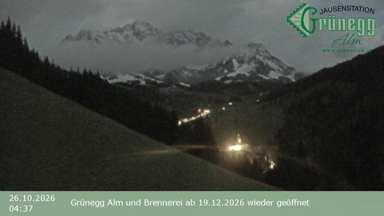 Archiv Foto Webcam Dienten: Ausblick Grünegg Alm