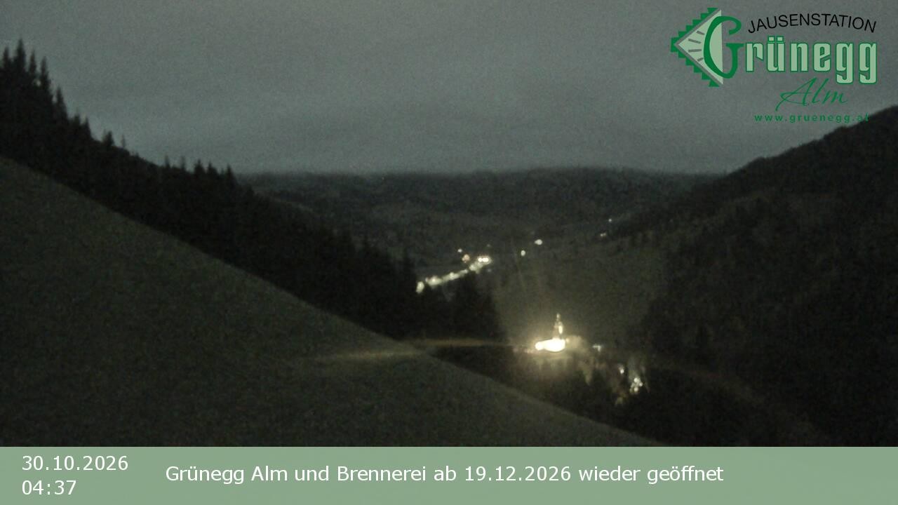 Archived image Webcam Dienten - View Grünegg Alm