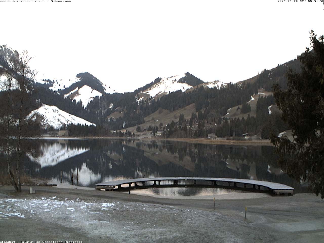 Archived image Webcam Schwarzsee the lake