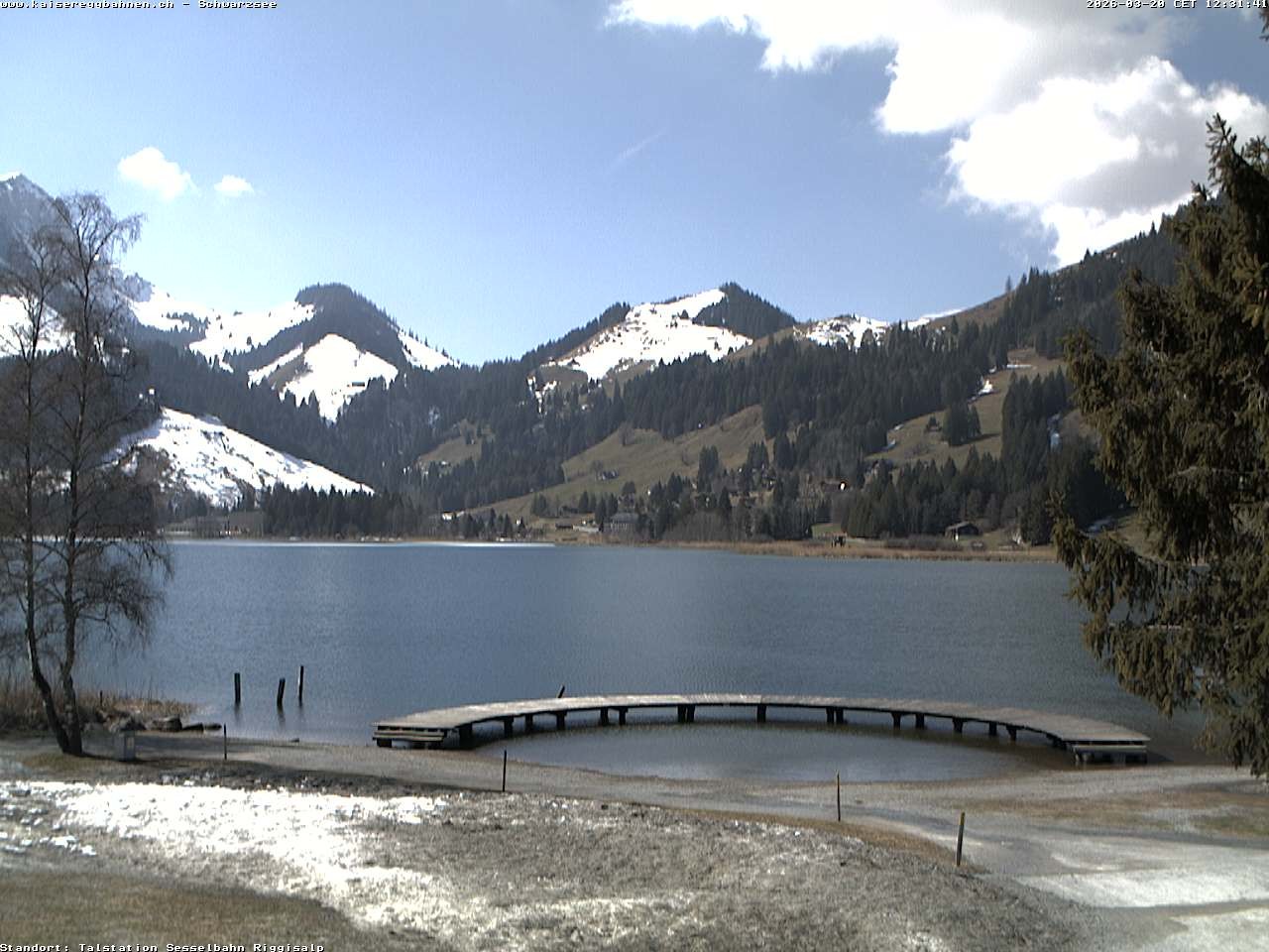 Archived image Webcam Schwarzsee the lake