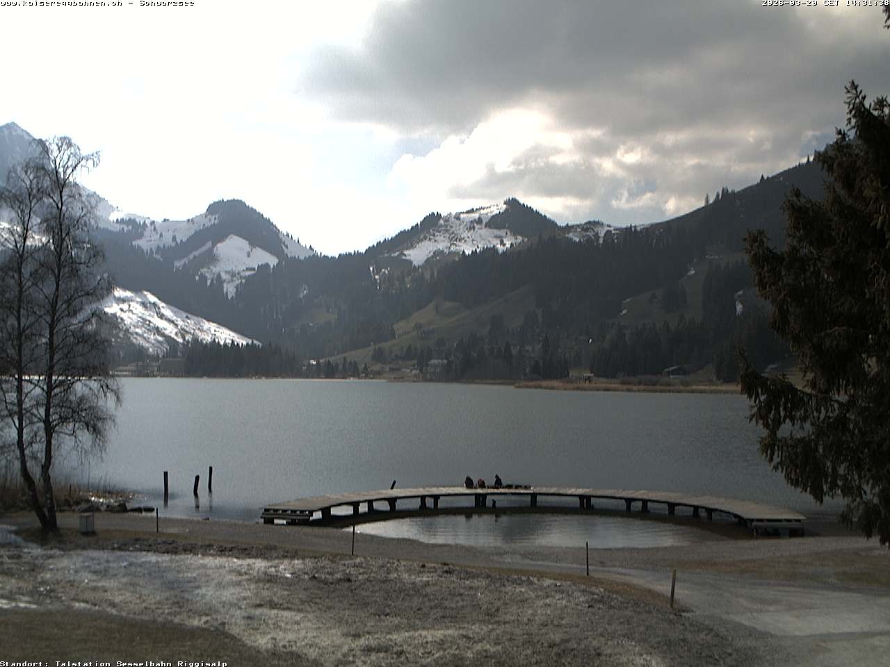 Archived image Webcam Schwarzsee the lake