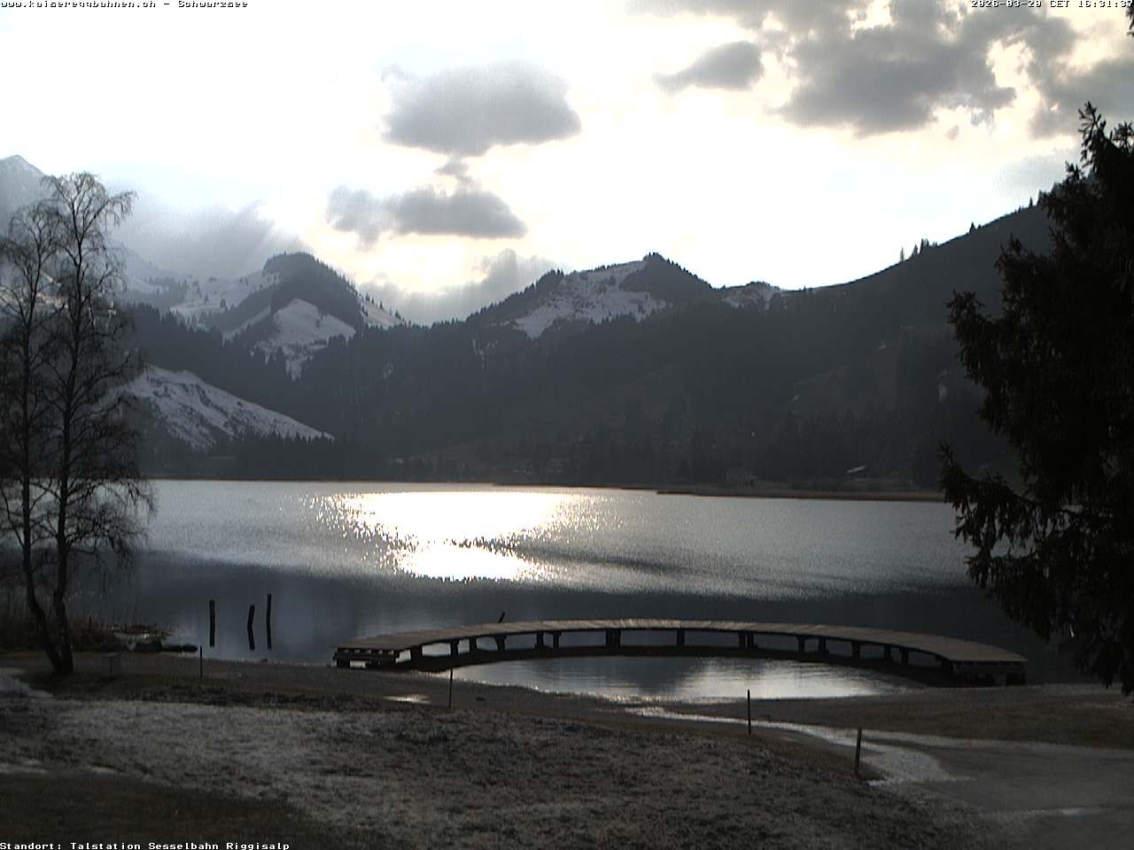 Archived image Webcam Schwarzsee the lake