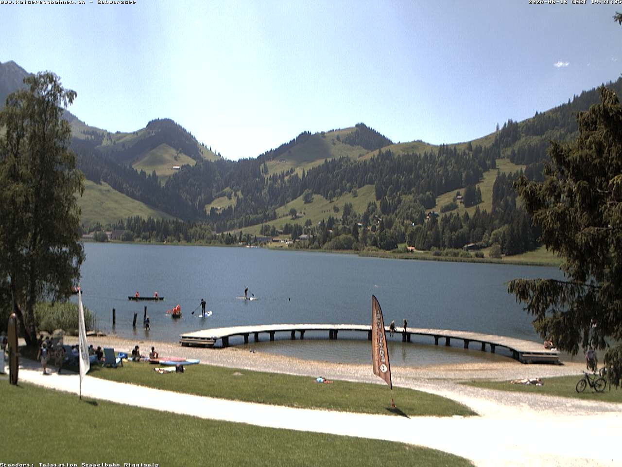 Archived image Webcam Schwarzsee the lake